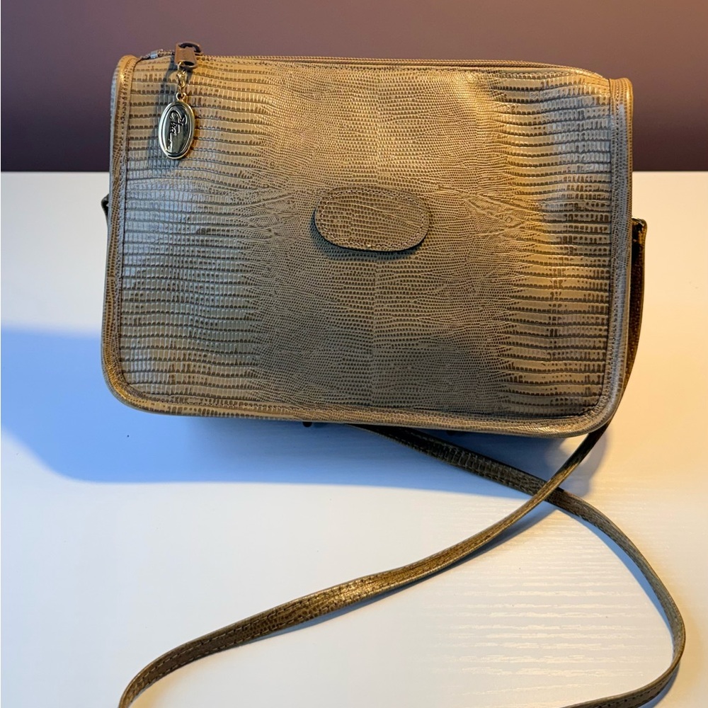 Sleek Beige Shoulder Bag